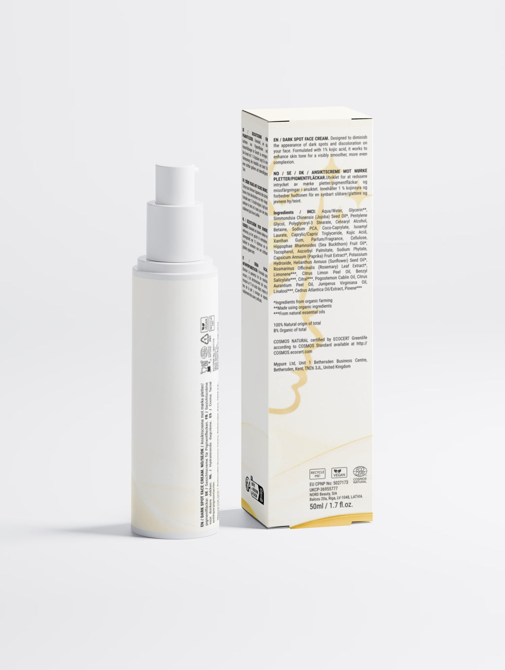 Dark Spot Face Cream with Kojic Acid